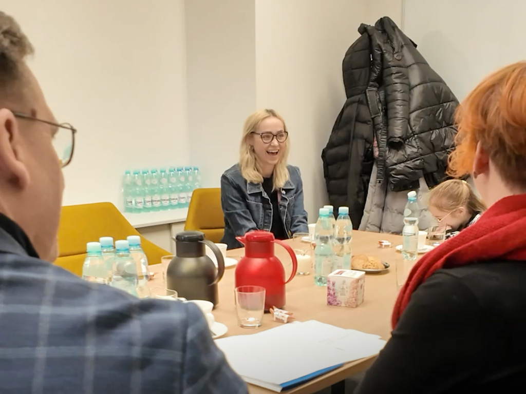 Nasza zwyciężczyni, P. Karolina Środzińska, opowiadająca o procesie powstawania swojego wiersza.